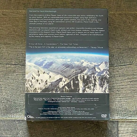 NWT! BBC Video, Planet Earth “The Complete Series”, 5-Disc DVD, Box-Set - Picture 2 of 3